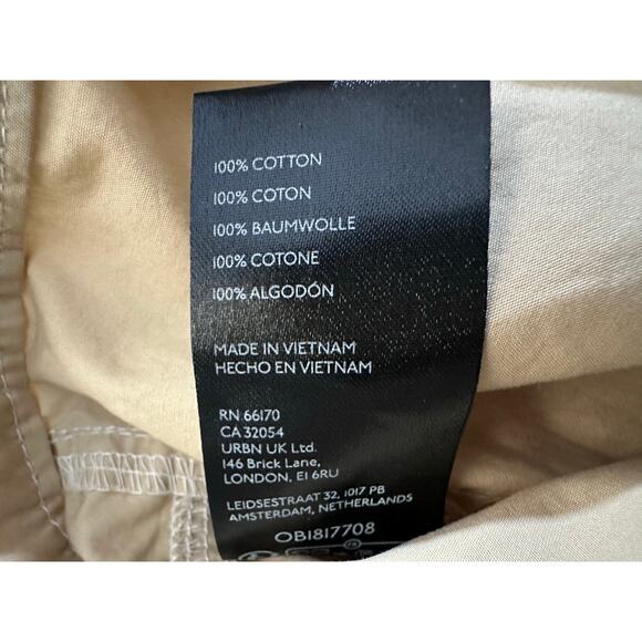 BDG Rih Baggy Cargo Pant NWT Sz 4 Barrel Leg Cotton Elastic Waist 90s Y2K - Picture 6 of 13